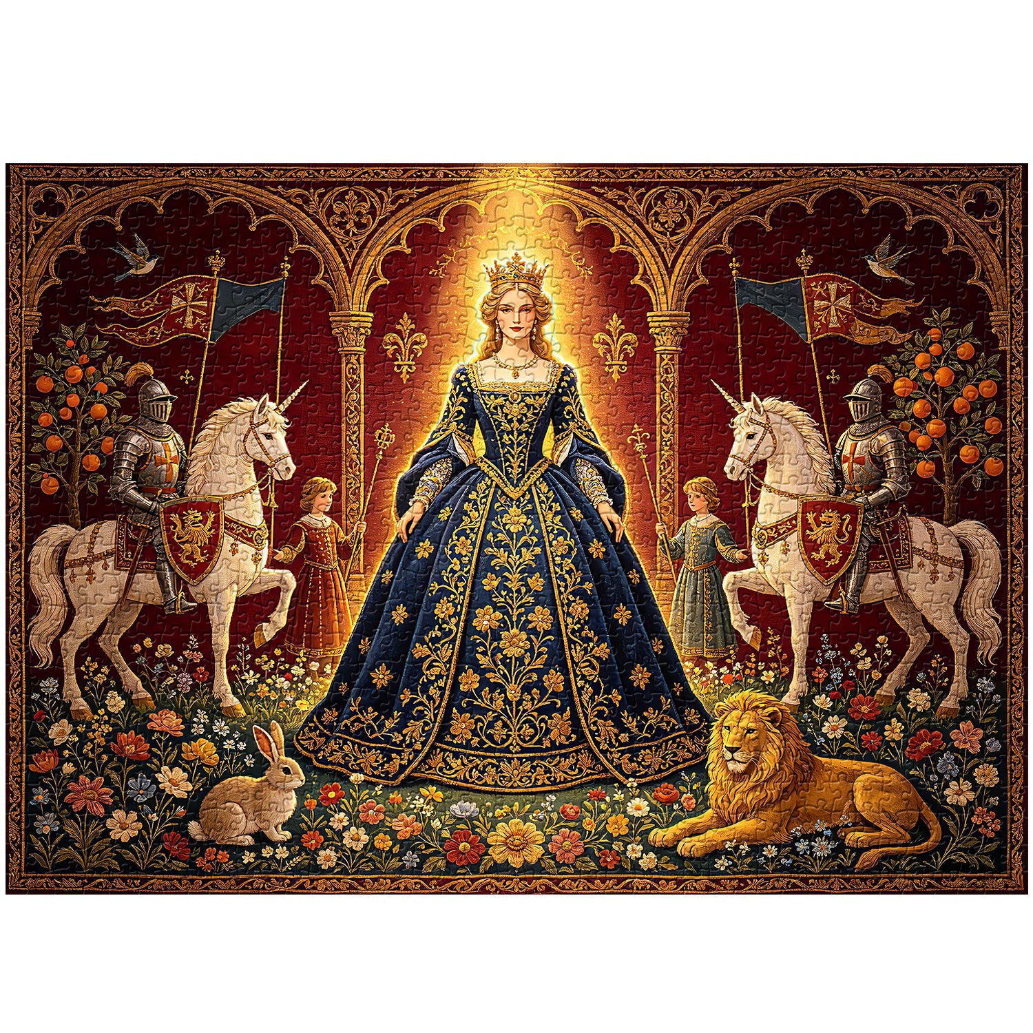 Royal Medieval Radiance Jigsaw Puzzle 1000 Piece