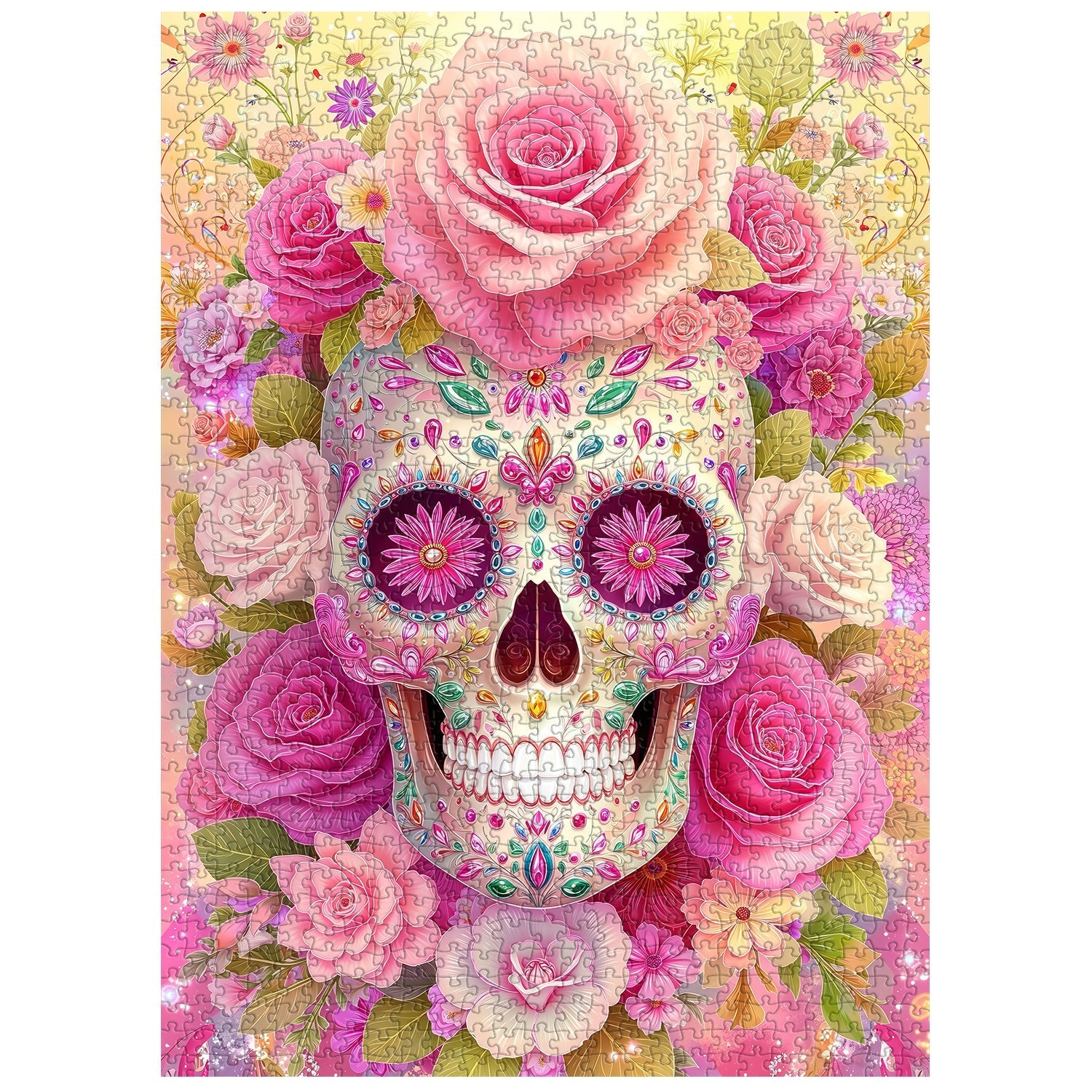 Rose Skull Dream Jigsaw Puzzle 1000 Pieces