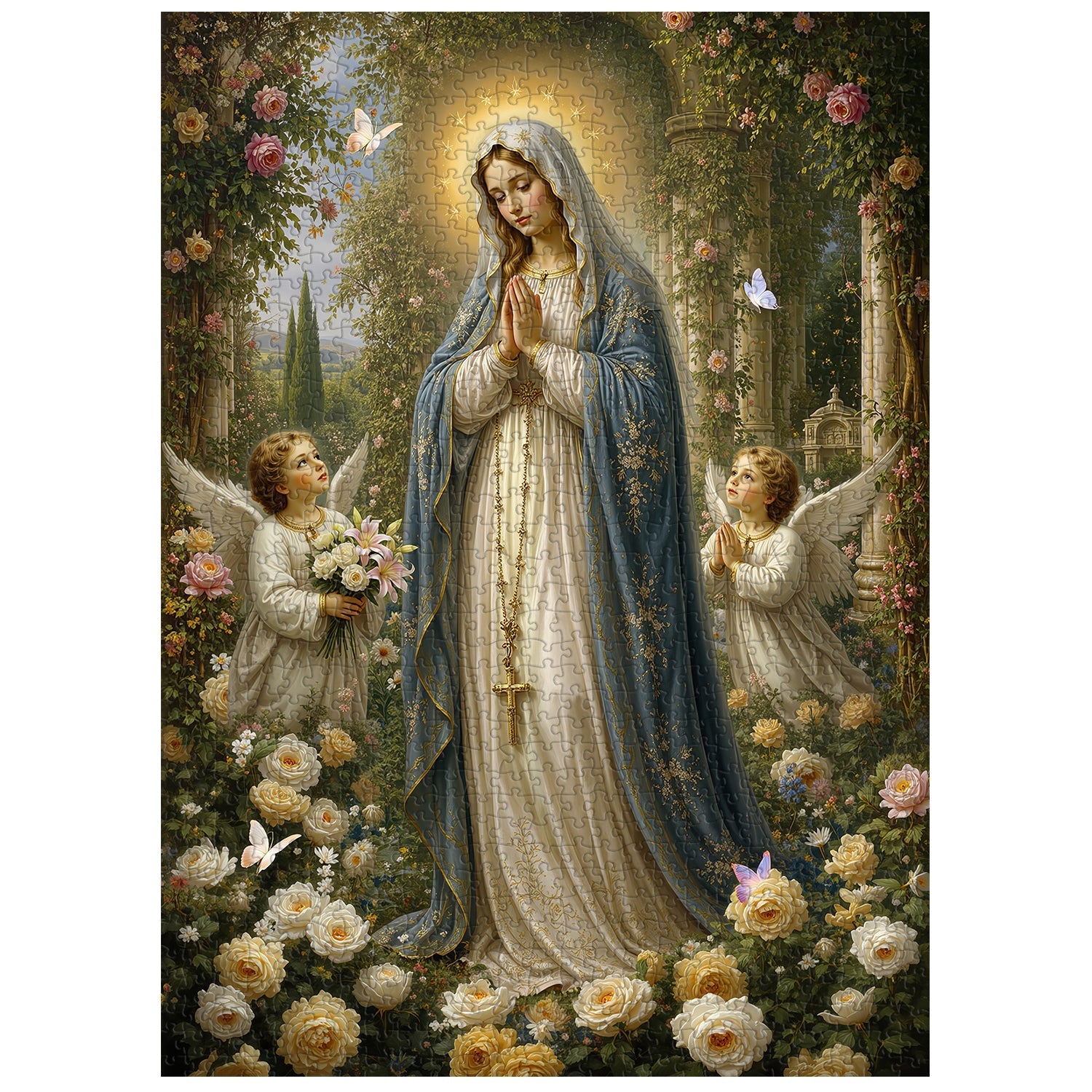 Garden Madonna Jigsaw Puzzle 1000 Piece