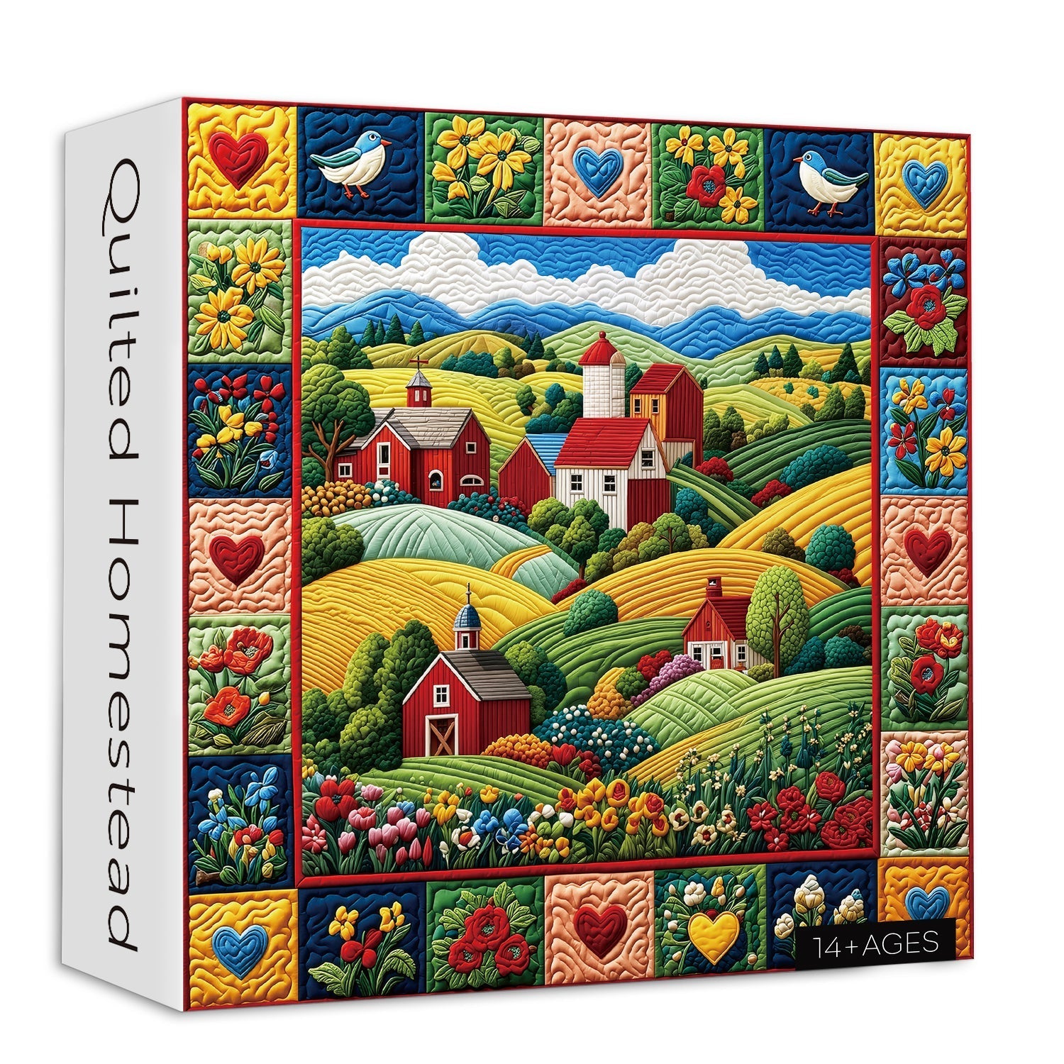 Quilted Homestead Jigsaw Puzzle 1000 Pieces