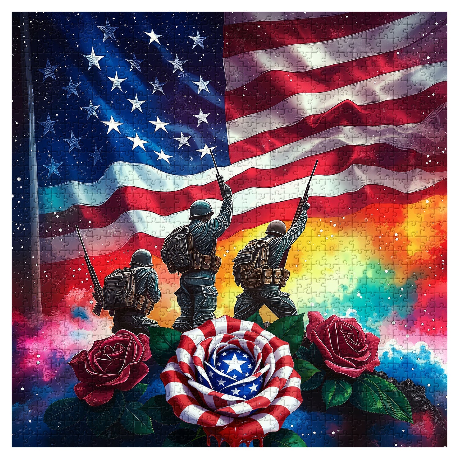 Eternal March of the Brave Jigsaw Puzzle 1000 Pieces