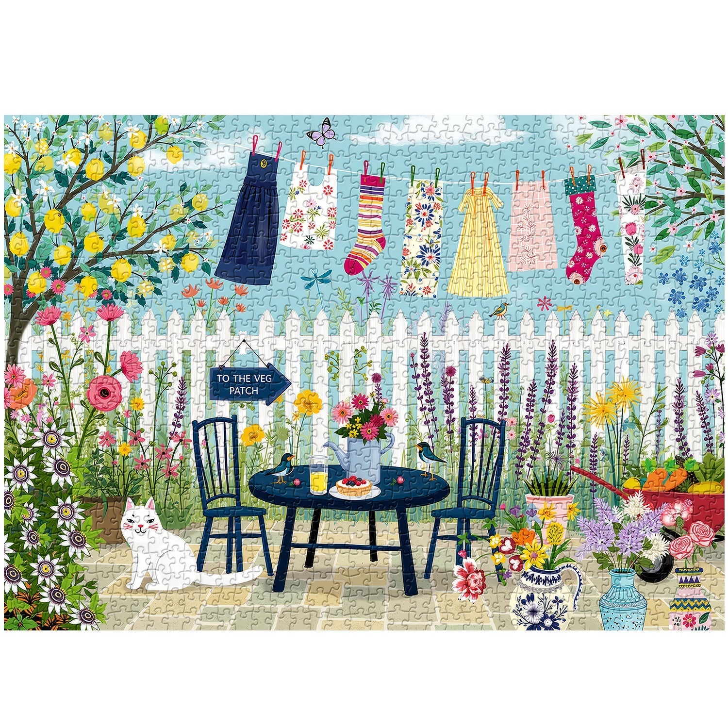 Spring Yard Jigsaw Puzzle 1000 Pieces