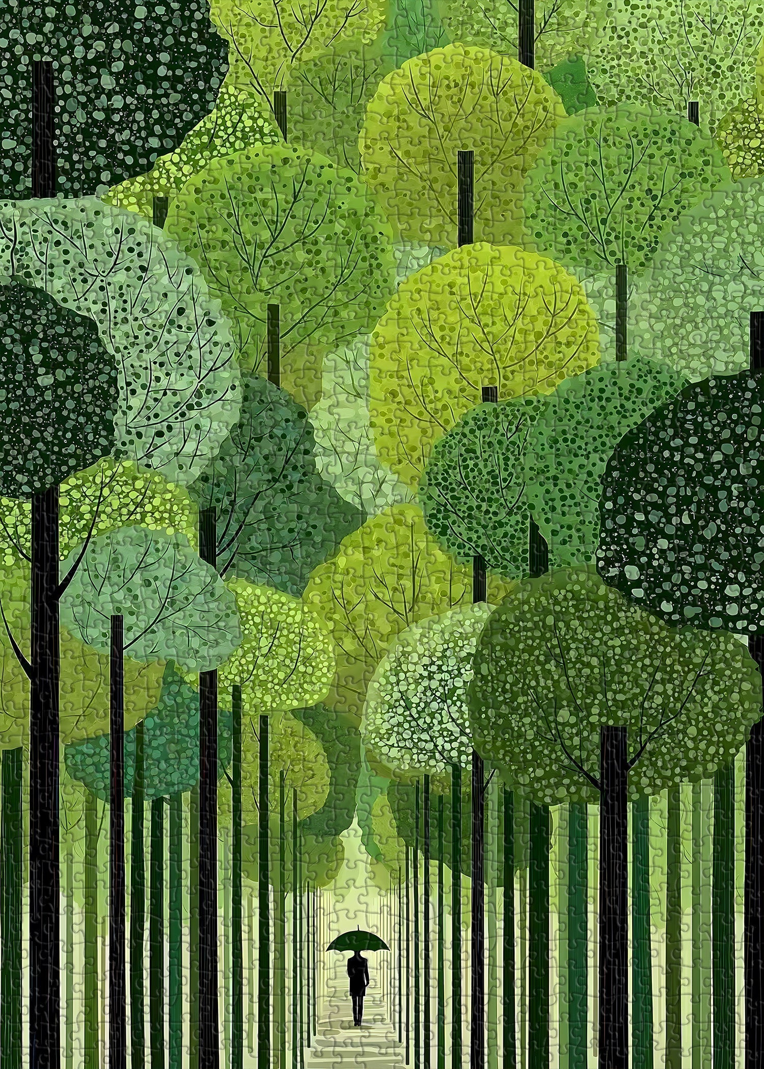 Verdant Path Jigsaw Puzzle 1000 Pieces