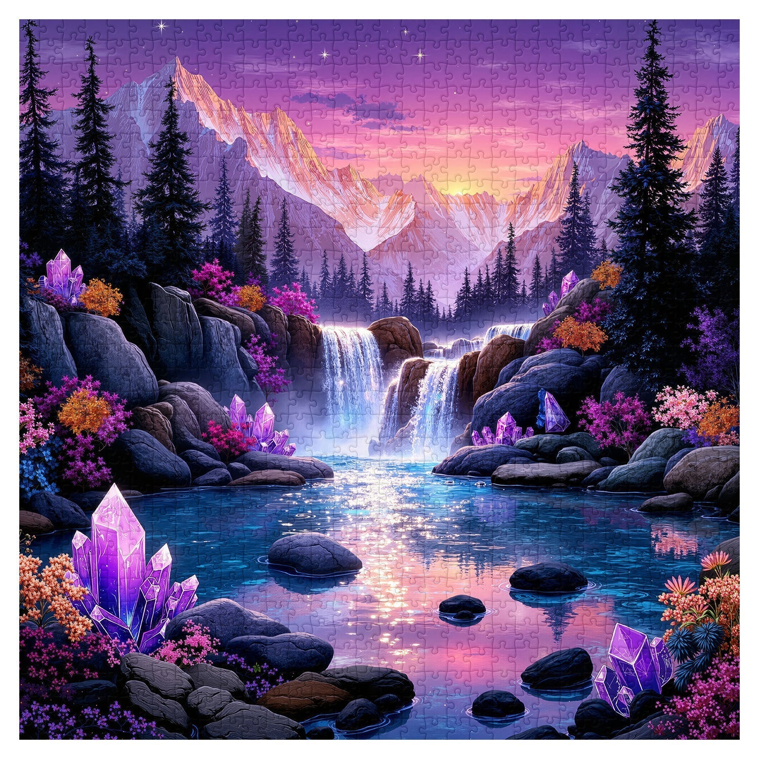 Amethyst Secret Realm Jigsaw Puzzle 1000 Pieces