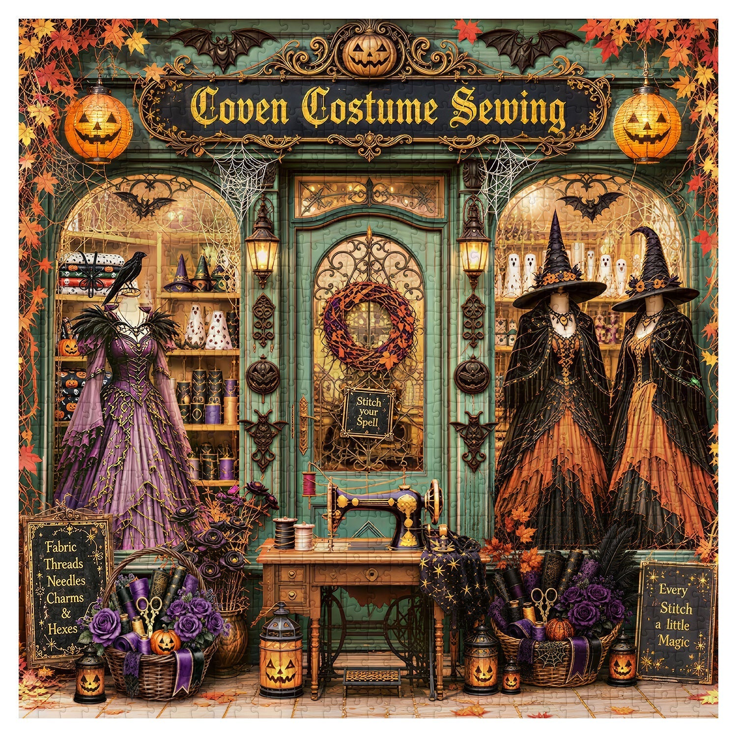 Coven Costume Sewing Jigsaw Puzzle 1000 Piece