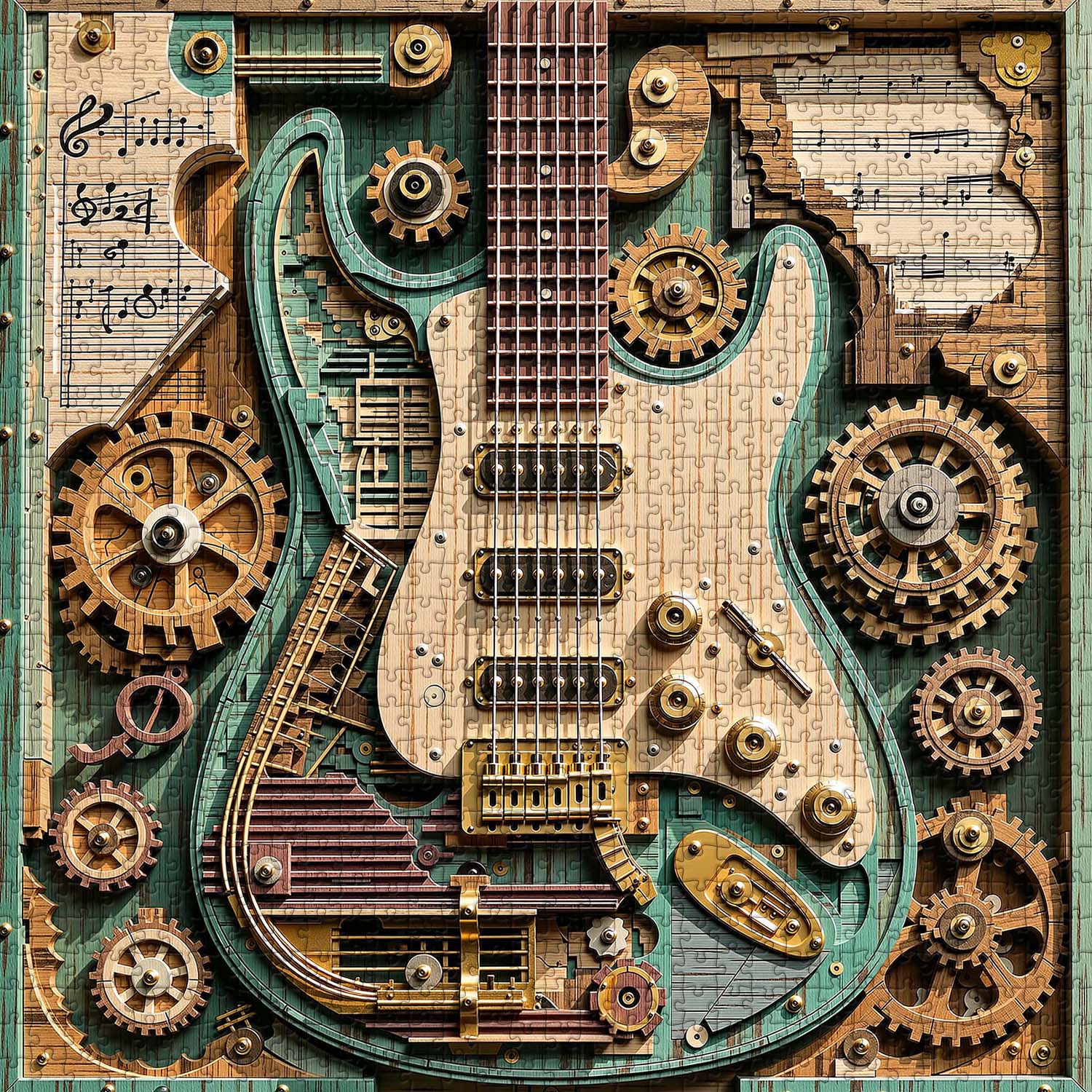 Gears & Strings Jigsaw Puzzle 1000 Piece