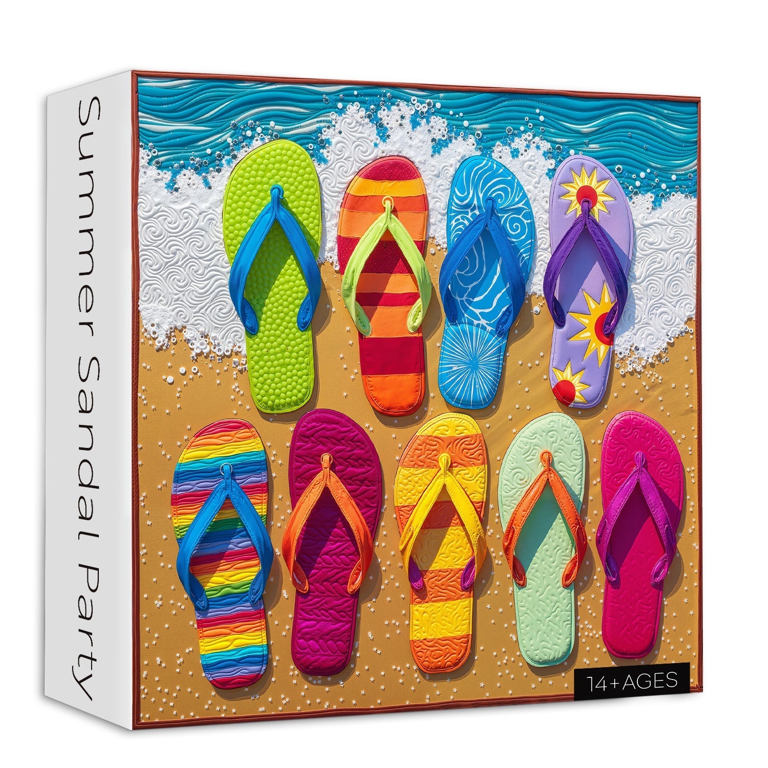 Summer Sandal Party Jigsaw Puzzle 1000 Pieces