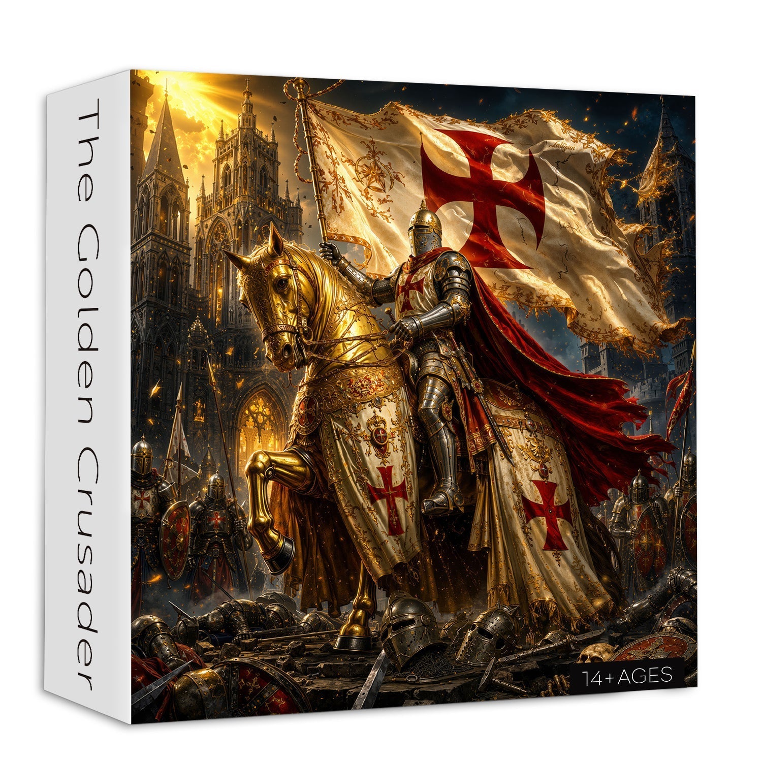 The Golden Crusader Jigsaw Puzzle 1000 Pieces