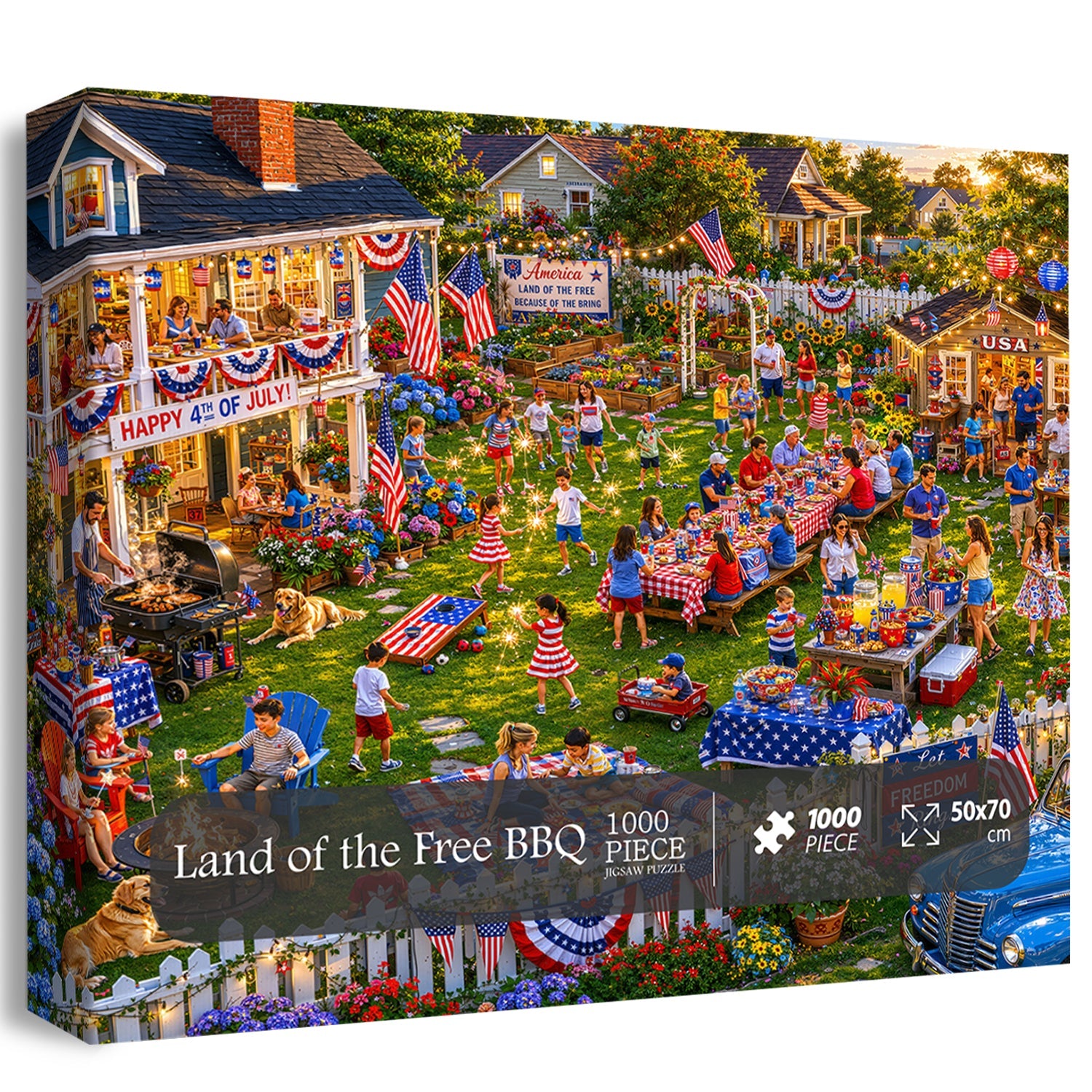 Land of the Free BBQ Jigsaw Puzzle 1000 Pieces