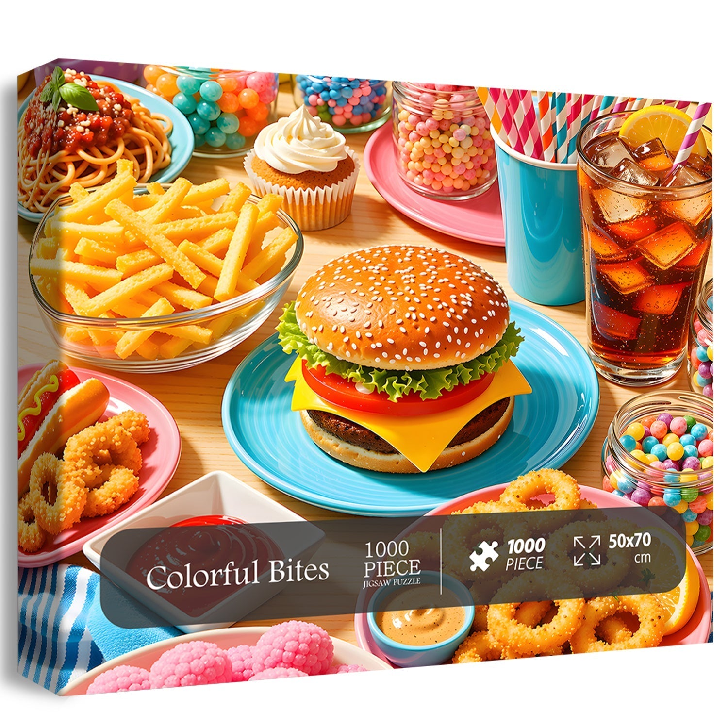 Colorful Bites Jigsaw Puzzle 1000 Pieces