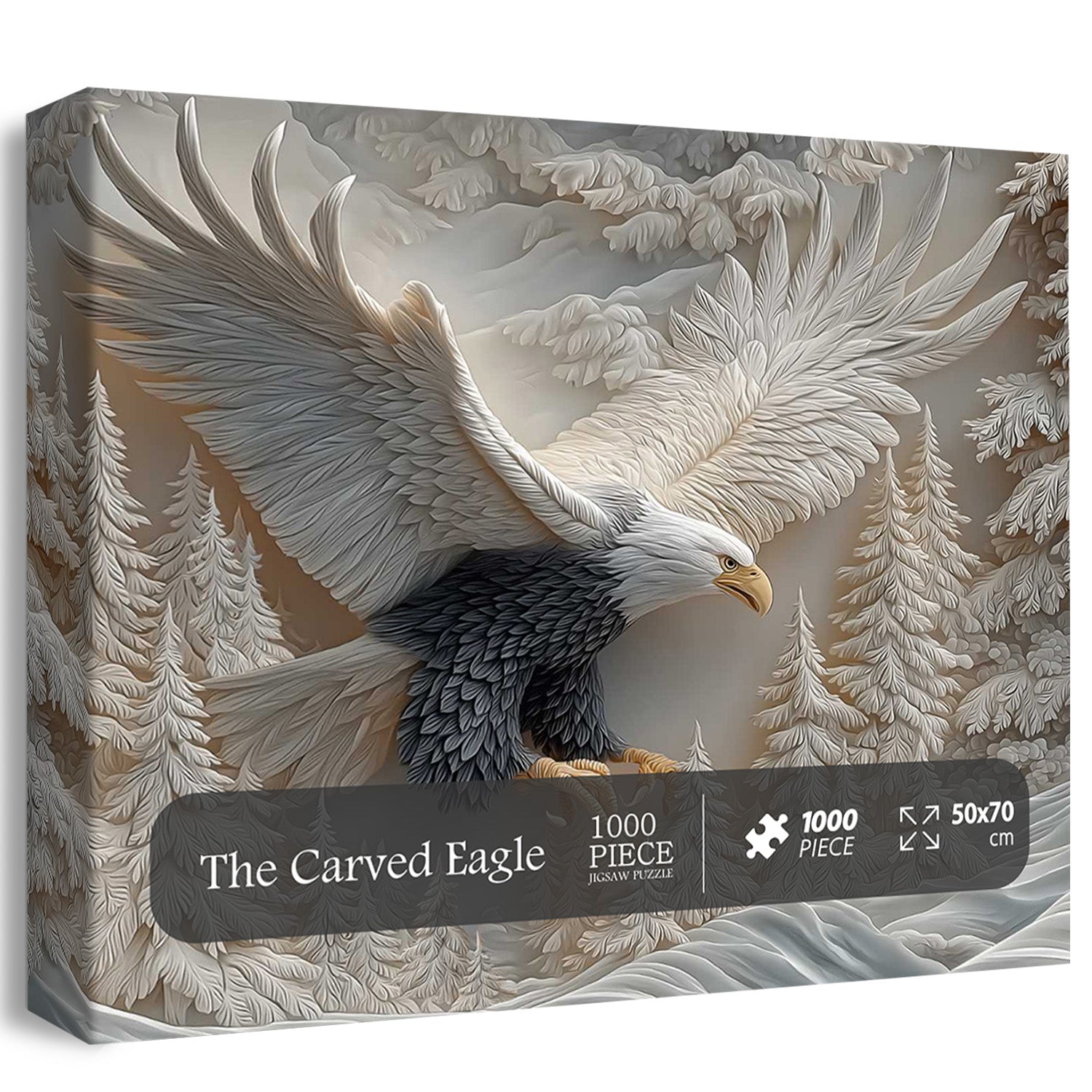 Impossible Difficult The Carved Eagle Jigsaw Puzzle 1000 Pieces