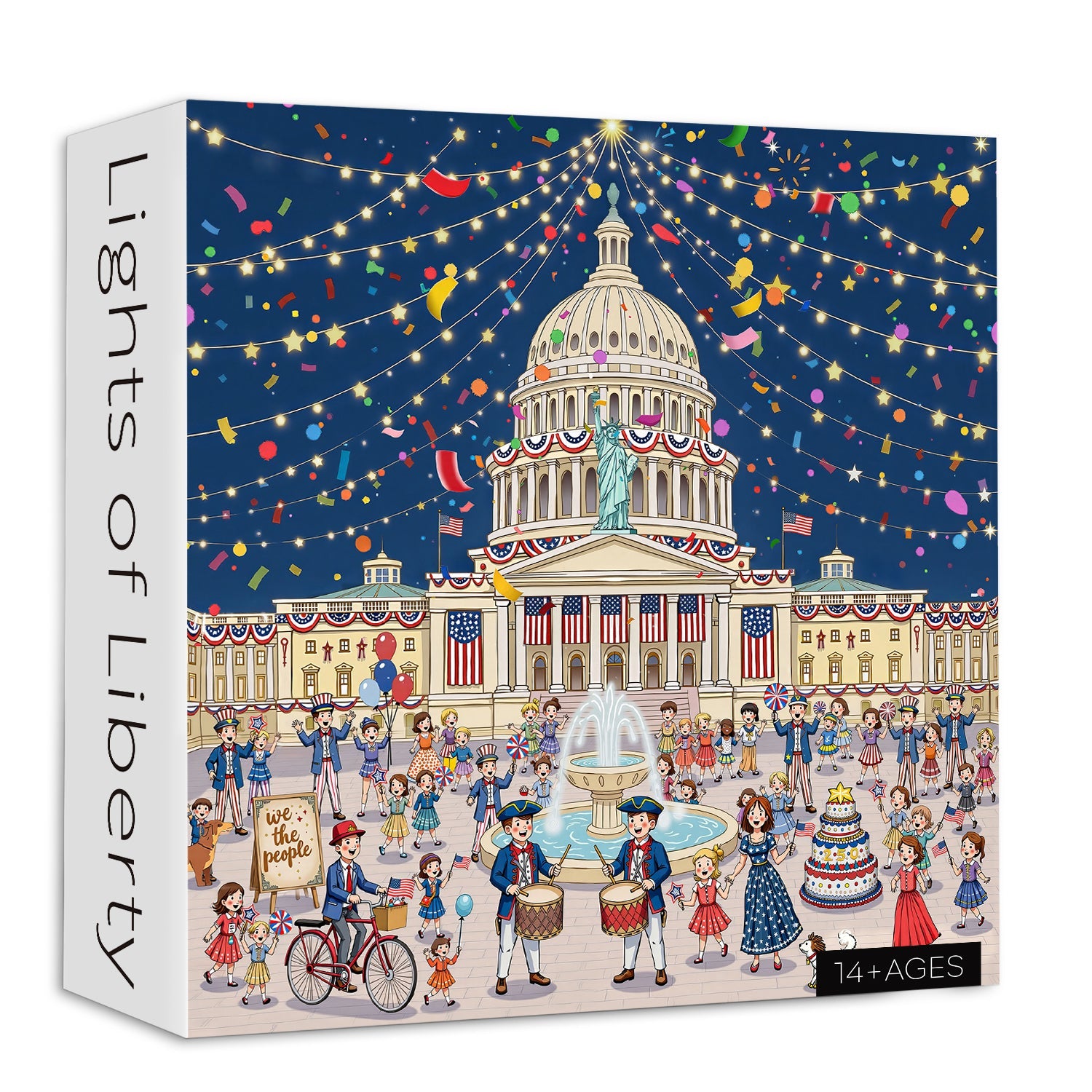 Fireworks & Freedom Jigsaw Puzzle 1000 Pieces