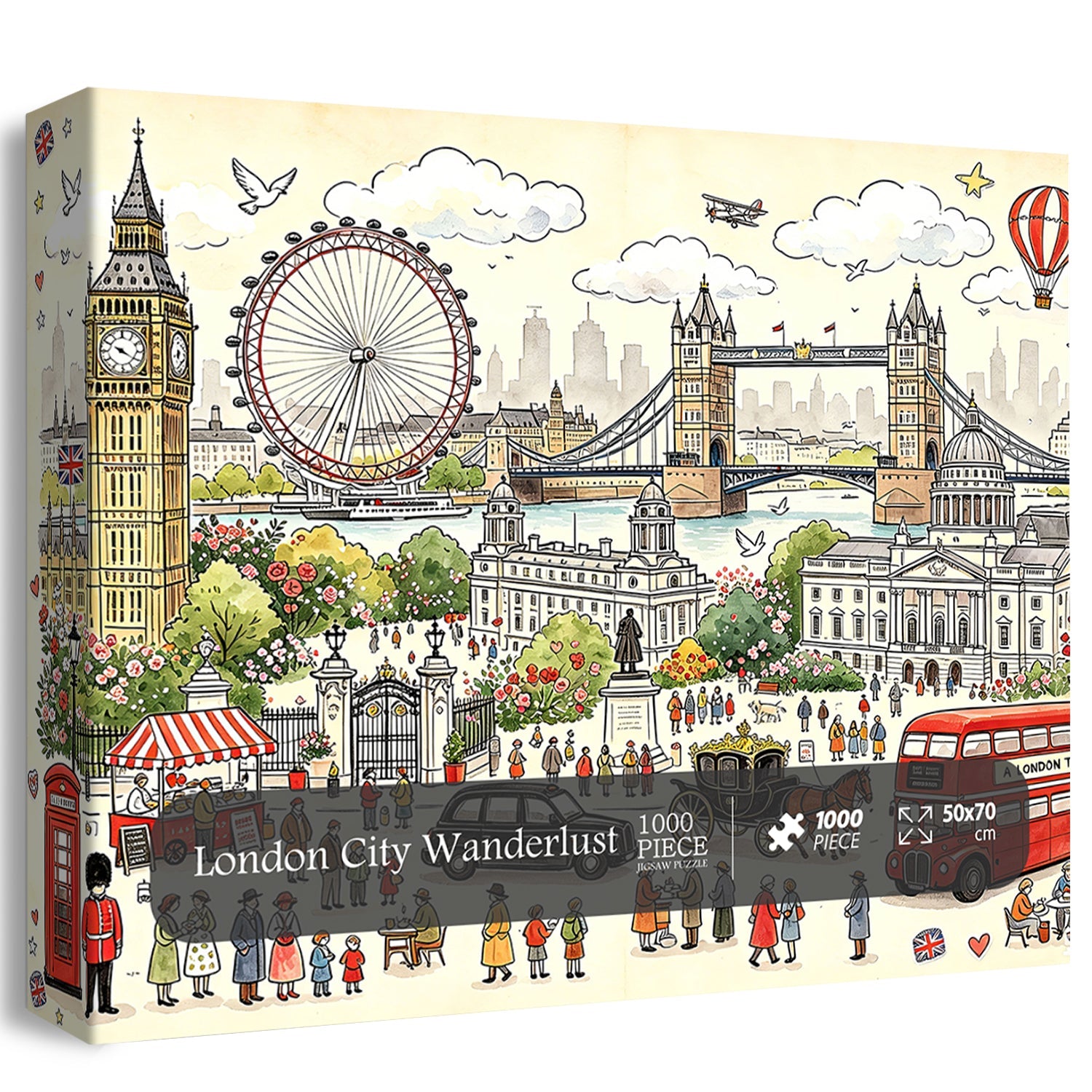 London City Wanderlust Jigsaw Puzzle 1000 Piece