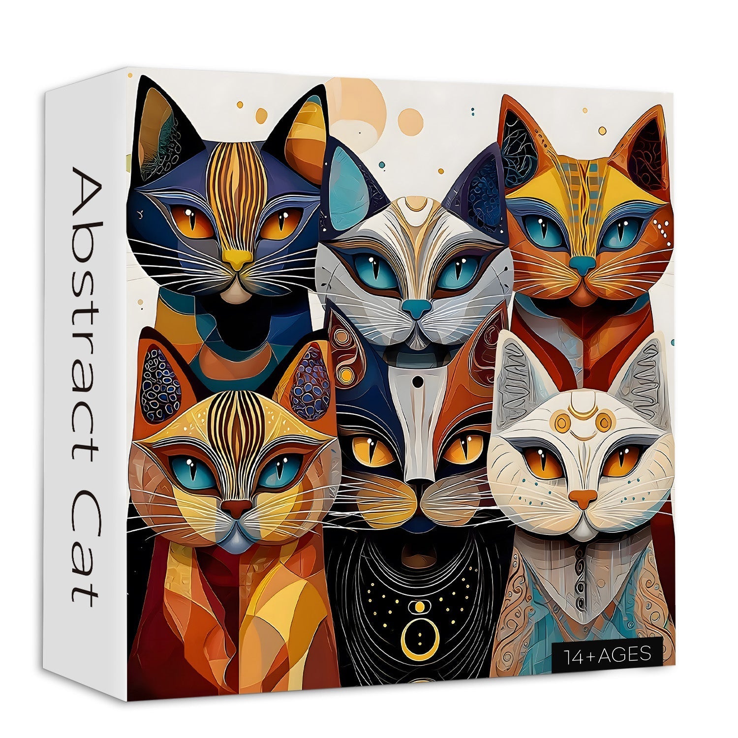 Abstract Cat Jigsaw Puzzle 1000 Pieces