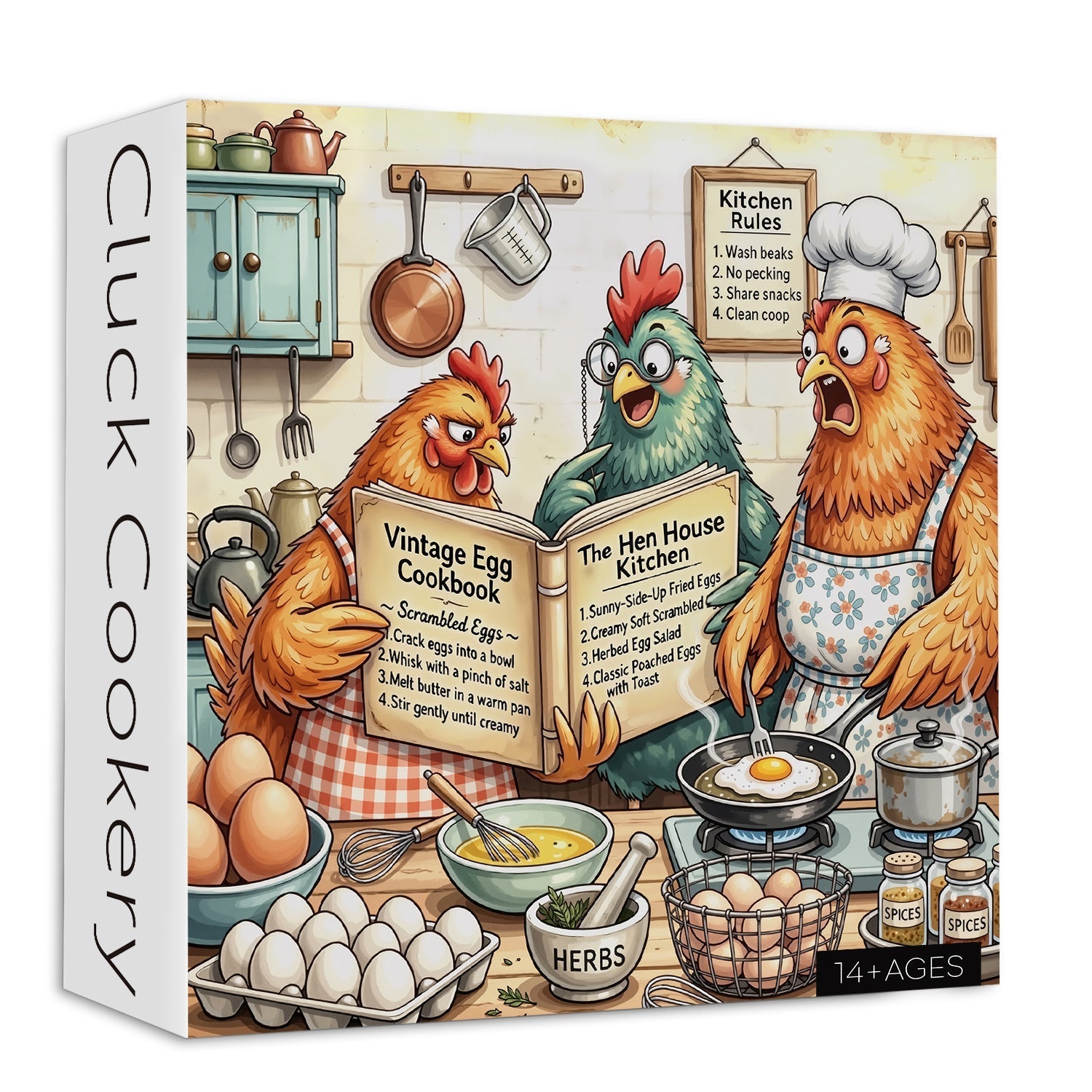 Cluck Cookery Jigsaw Puzzle 1000 Pieces