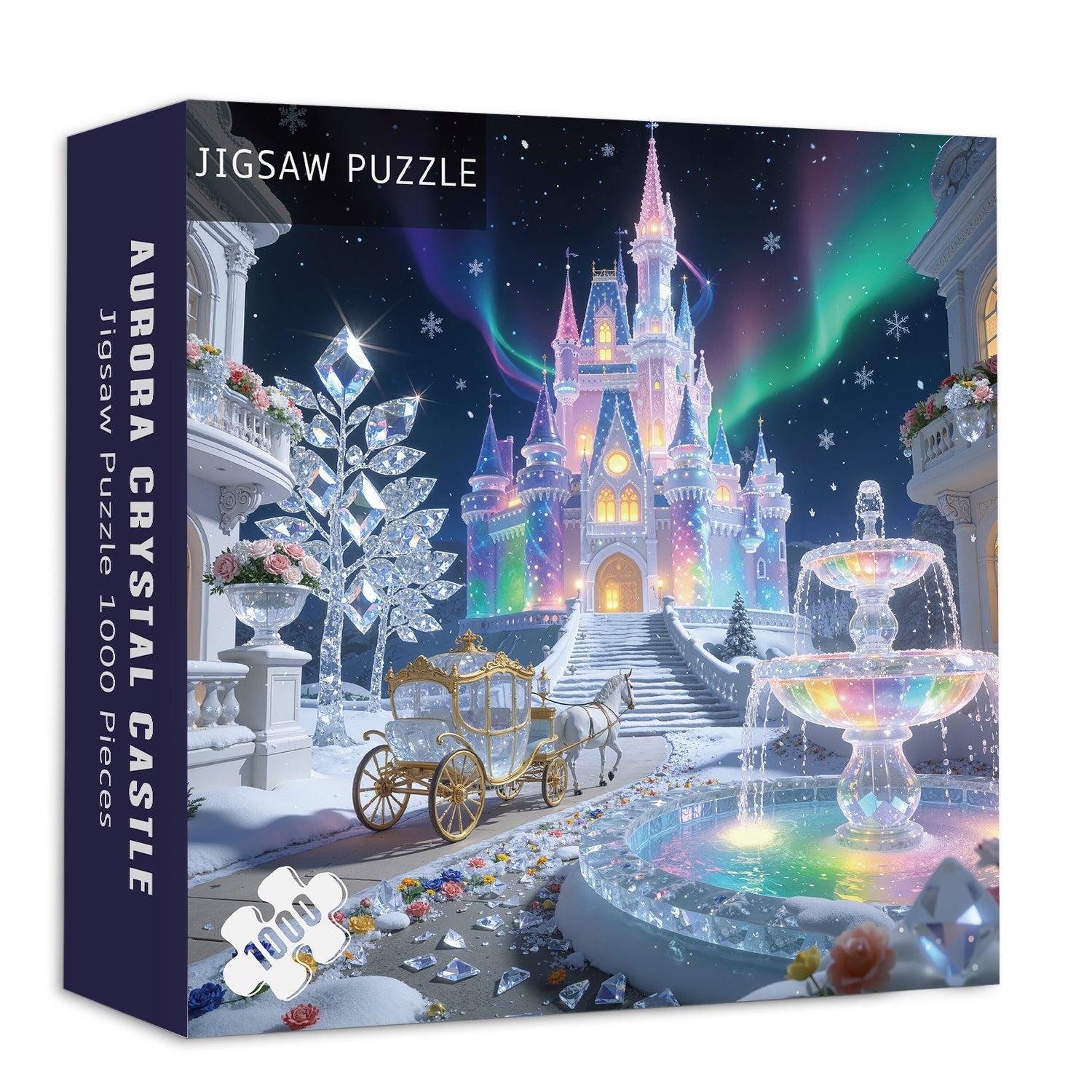 Aurora Crystal Castle Jigsaw Puzzle 1000 Pieces