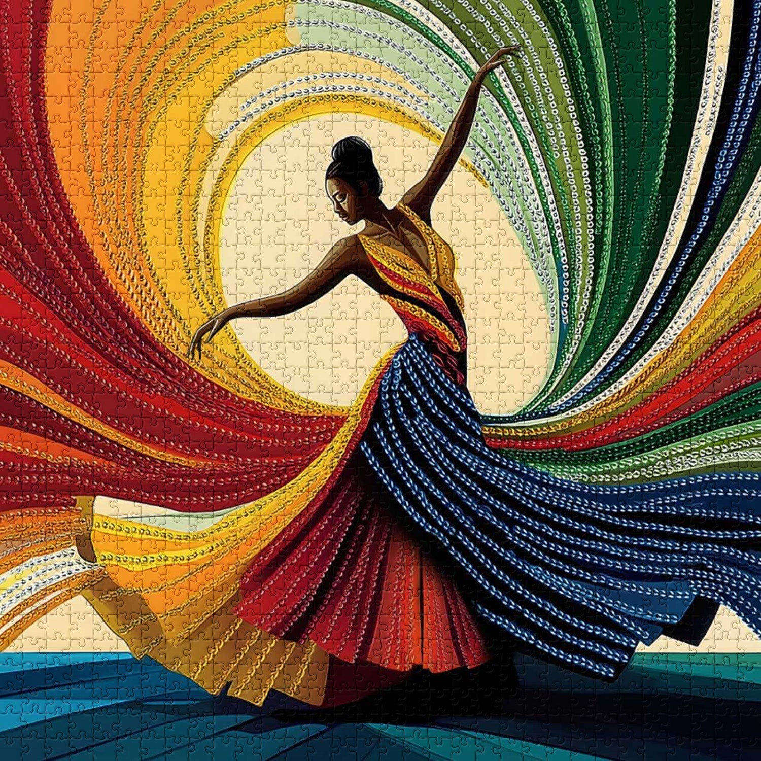 Dancing Girl Jigsaw Puzzle 1000 Pieces