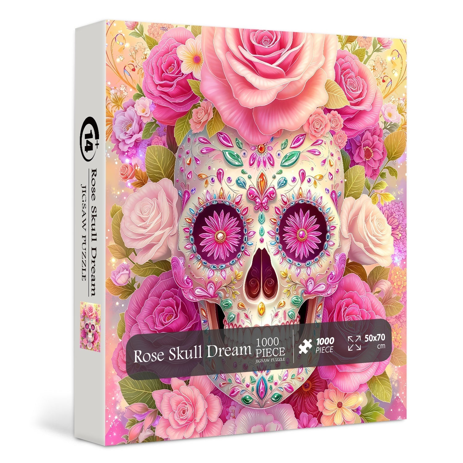 Rose Skull Dream Jigsaw Puzzle 1000 Pieces