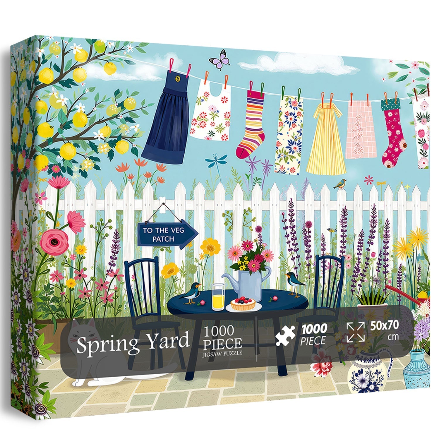 Spring Yard Jigsaw Puzzle 1000 Pieces