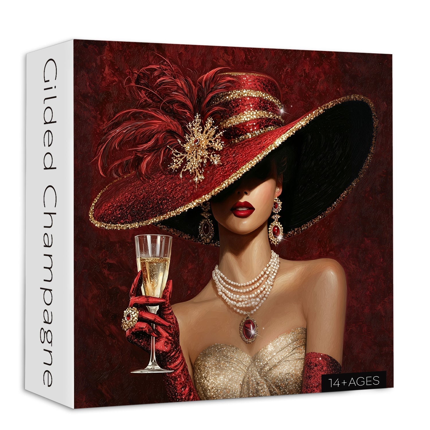 Gilded Champagne Jigsaw Puzzle 1000 Pieces