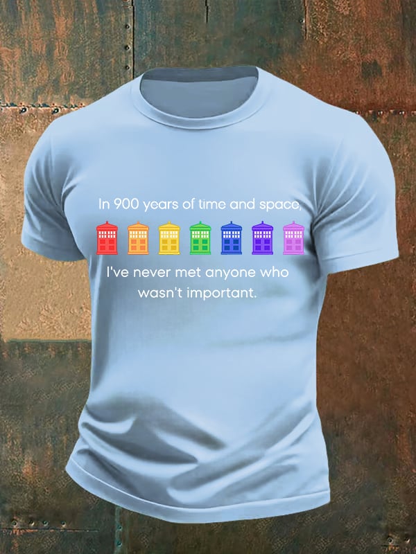 Men's Pride Rainbow Police Box , LGBT Pride Month T-shirt