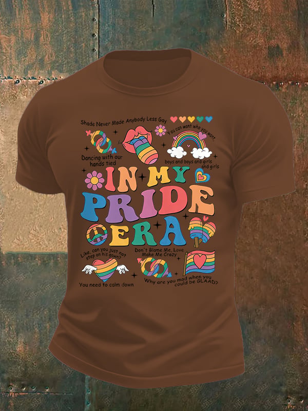 Men's In My Pride Era, Pride Month Print T-Shirt