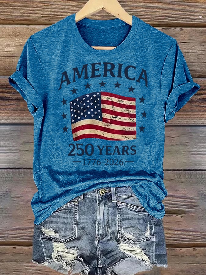 Women's America 250 Print T-Shirt