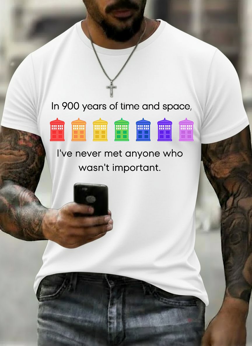Men's Pride Rainbow Police Box , LGBT Pride Month T-shirt