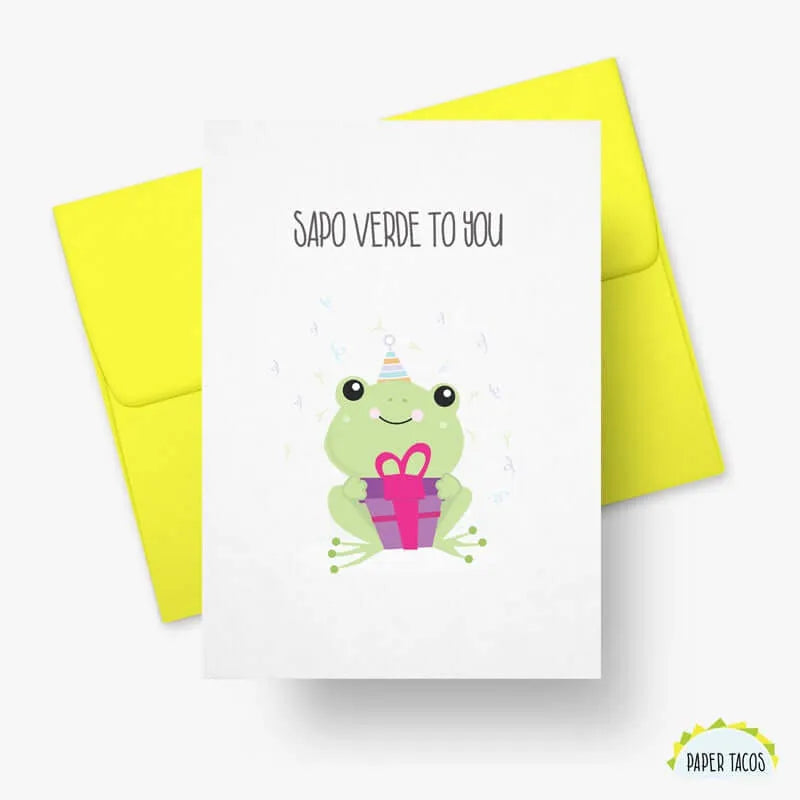 ¡Sapo Verde to You!