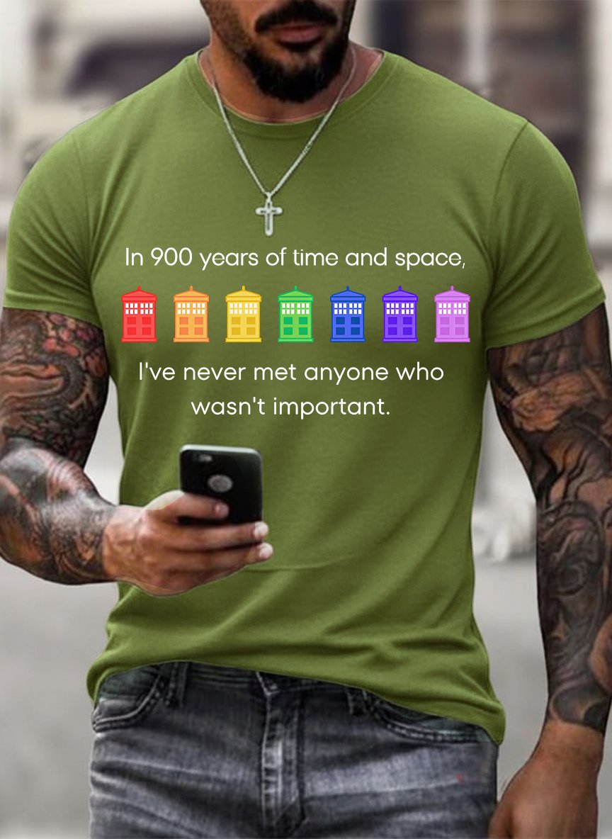 Men's Pride Rainbow Police Box , LGBT Pride Month T-shirt