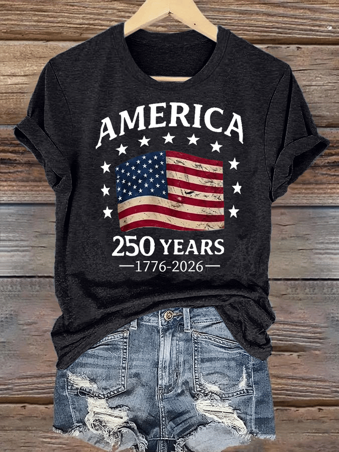 Women's America 250 Print T-Shirt