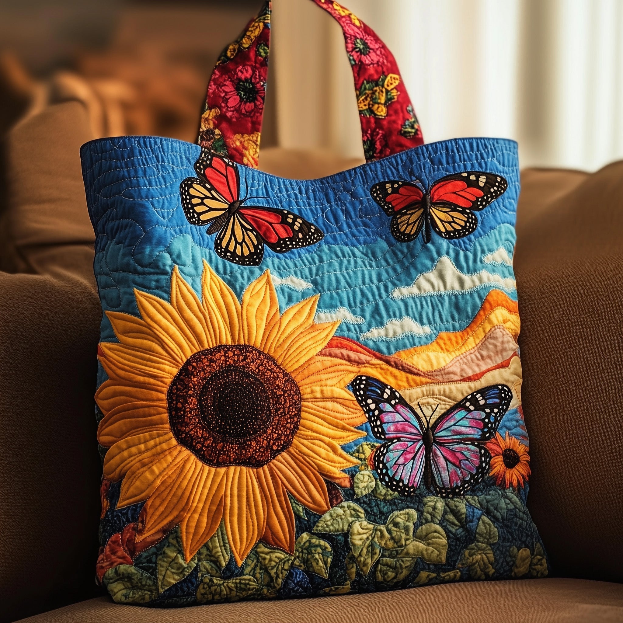 Sunflower Quilted Tote Bag GFTOMA1297