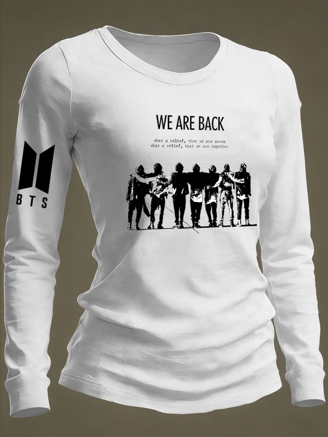 Women's Retro Leisure Print Shirt
