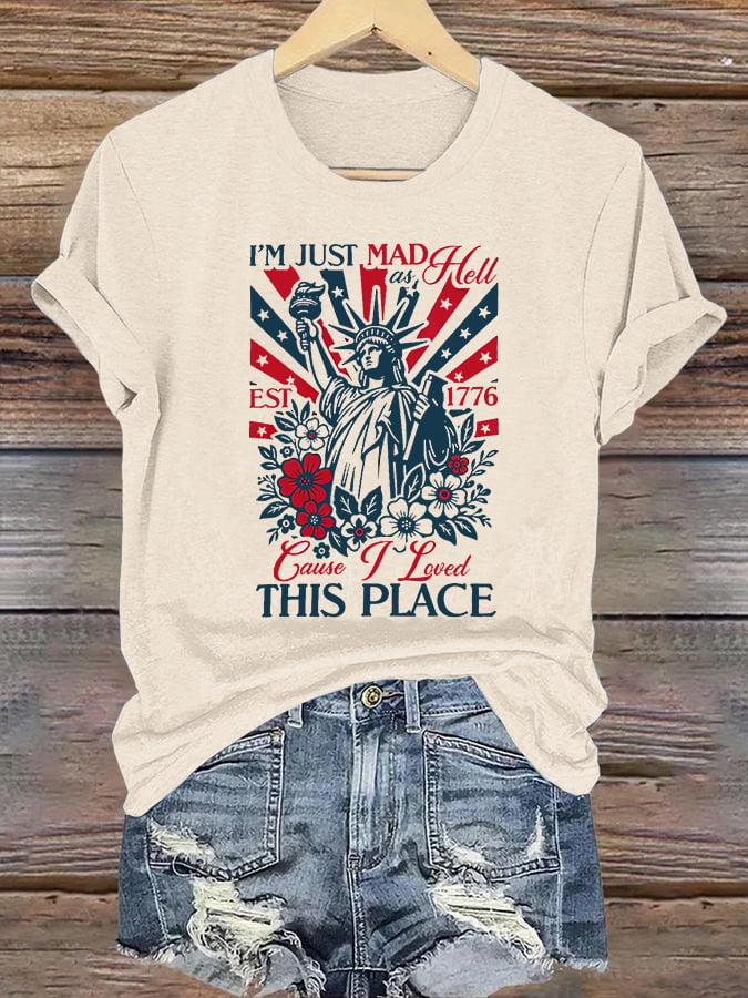 Women's THIS PLACE Round Neck Printed T-Shirt