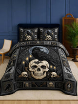 Raven Midnight Relic Quilted 3-Piece Bedding Set
