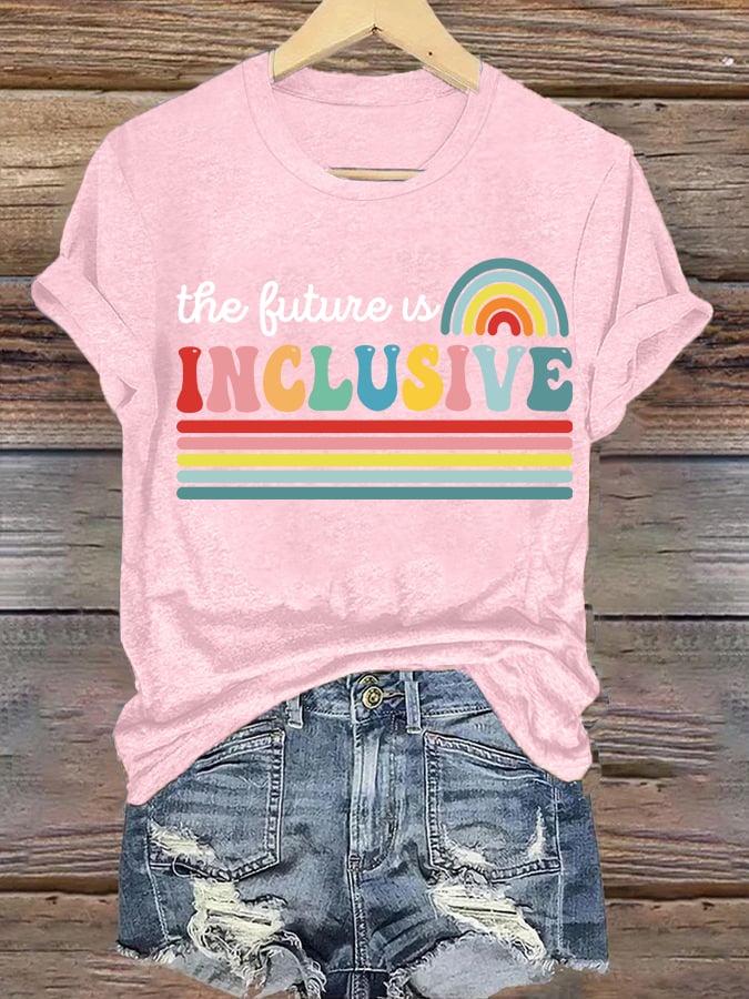 Women's  The Future Is an Inclusive Print T-Shirt