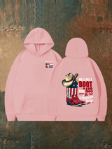 🔥Buy 3 Get 15% Off Men's  WE'LL PUT A B00T IN YOUR ASS Print  Hoodie