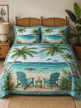 Shore Break 3-Piece  Quilted Bedding Set