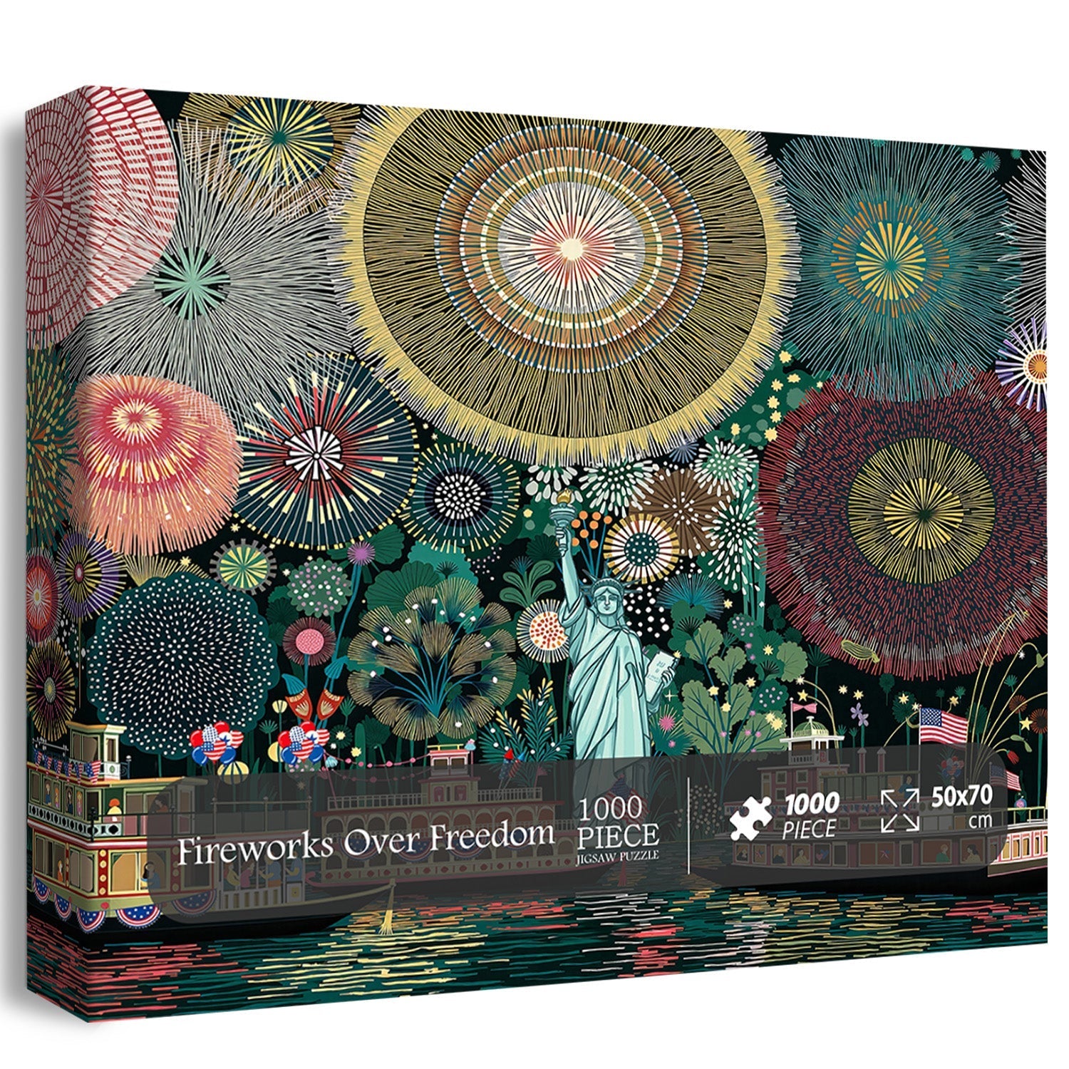 Fireworks Over Freedom Jigsaw Puzzle 1000 Pieces