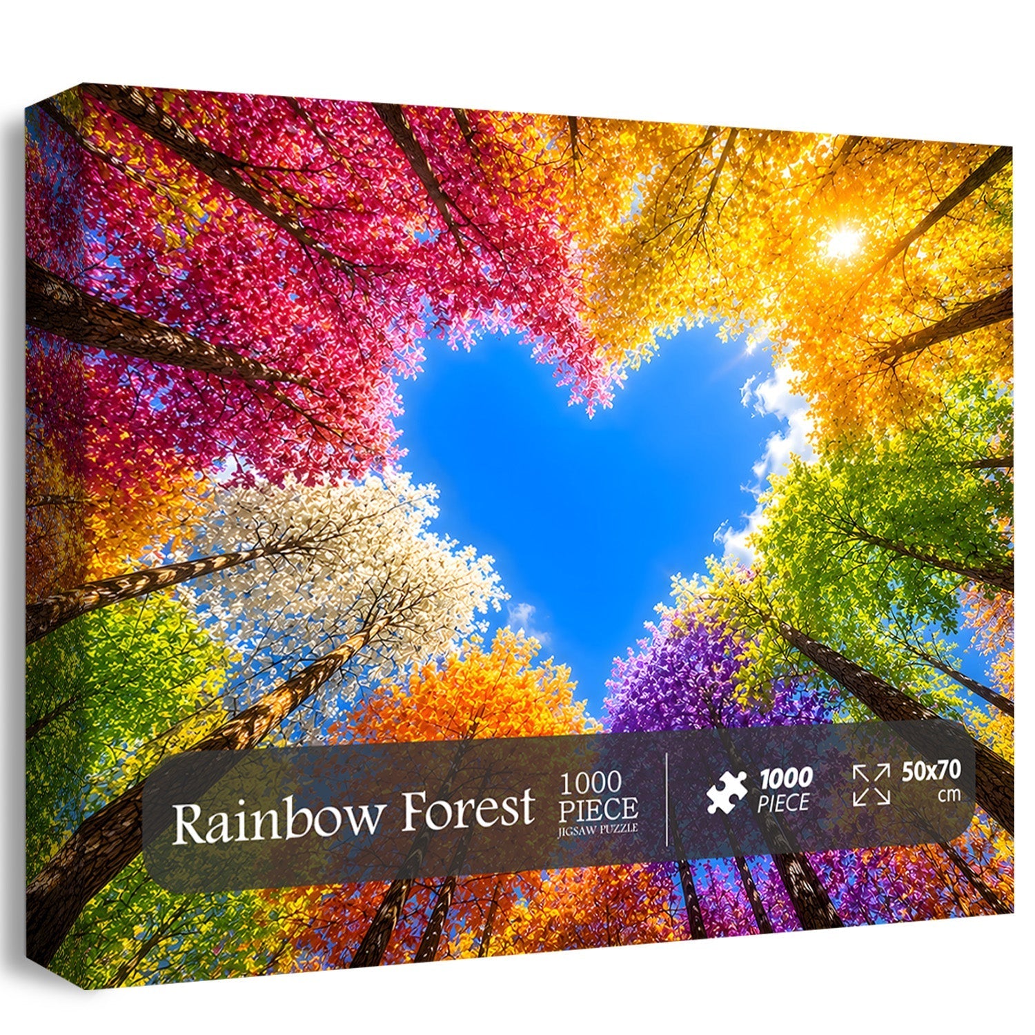 Rainbow Forest Jigsaw Puzzle 1000 Pieces
