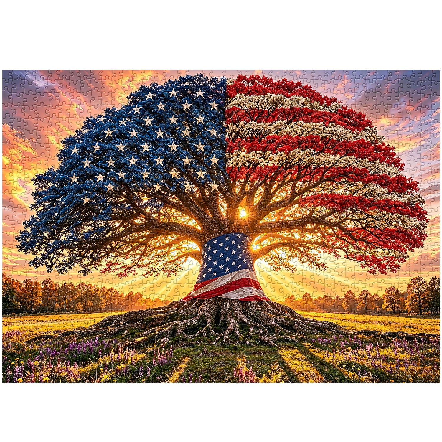 Liberty Root Oak Jigsaw Puzzle 1000 Piece