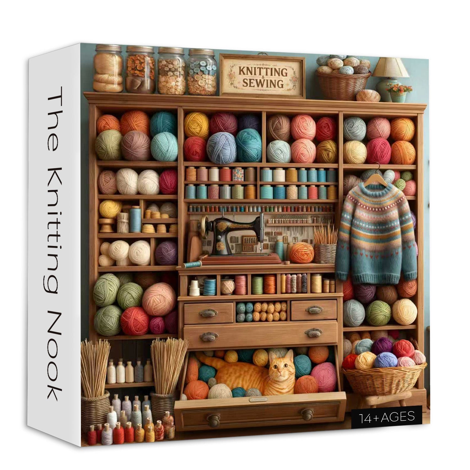 The Knitting Nook Jigsaw Puzzle 1000 Pieces