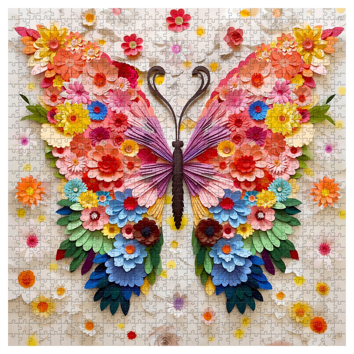 Colorful Wings Jigsaw Puzzle 1000 Pieces