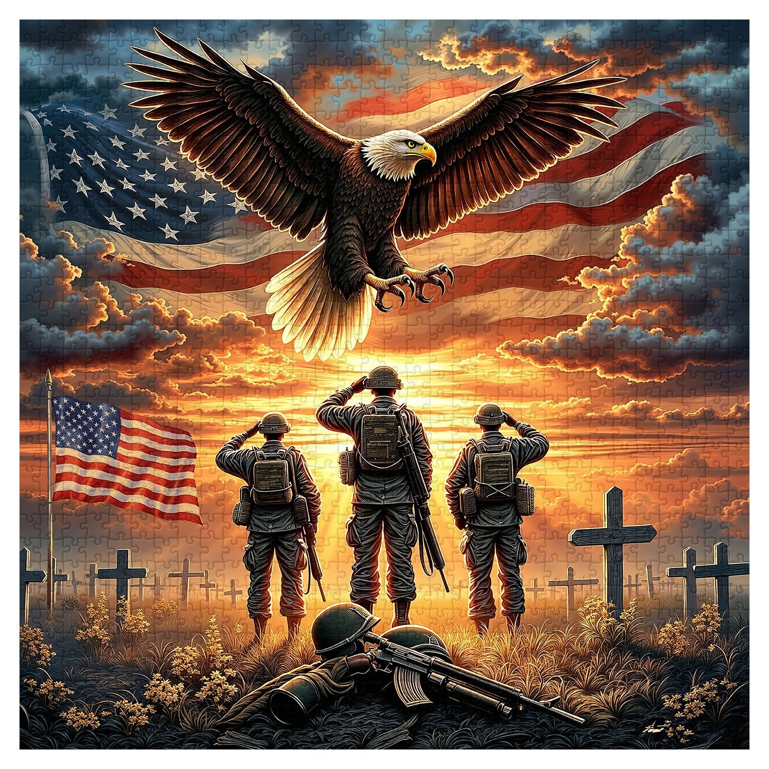 The Glory of Warriors Jigsaw Puzzle 1000 Pieces