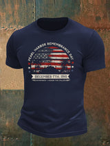 🔥Buy 3 Get 15% Off Men's  Pearl Harbor Memorial Day Hawaii USA Flag Day of Infamy   T-shirt