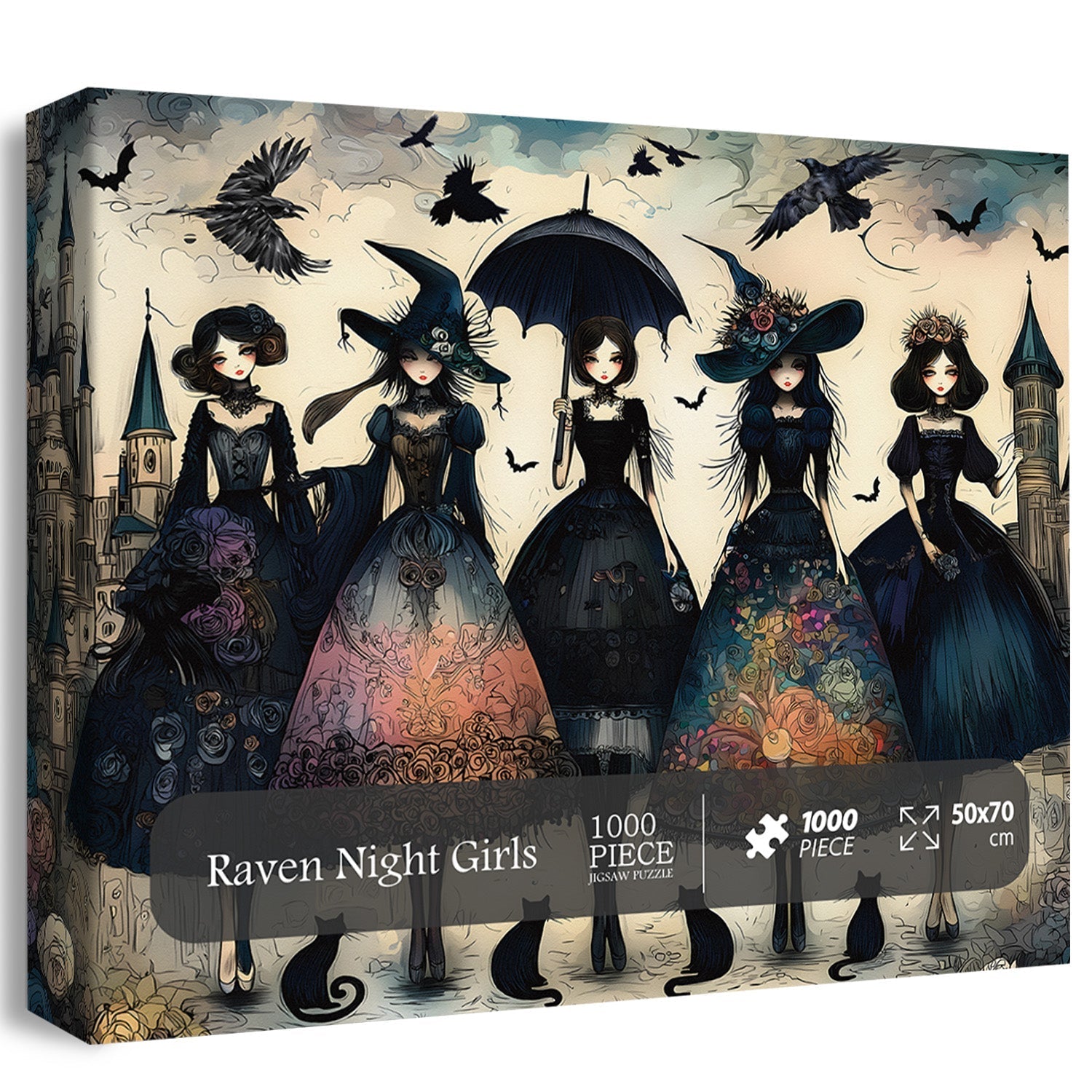 Midnight GirlsJigsaw Puzzle 1000 Pieces