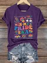 Women's  In My Pride Era, Pride Month Print T-Shirt