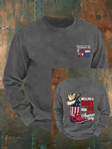 🔥Buy 3 Get 15% Off Men's  WE'LL PUT A B00T IN YOUR ASS Print Sweatshirt