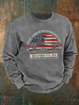 🔥Buy 3 Get 15% Off Men's  Pearl Harbor Memorial Day Hawaii USA Flag Day of Infamy Sweatshirt