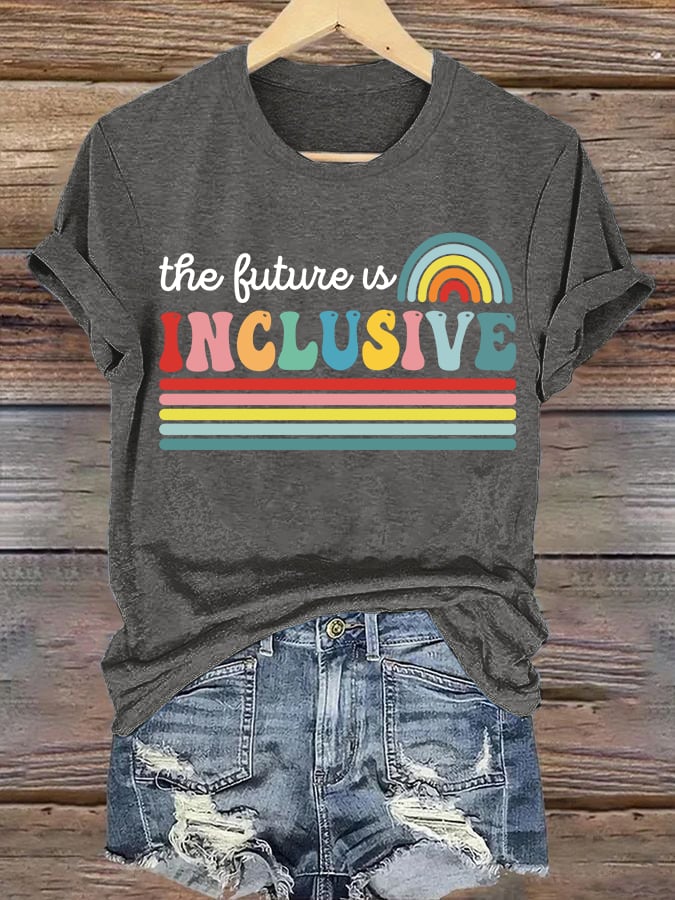 Women's  The Future Is an Inclusive Print T-Shirt